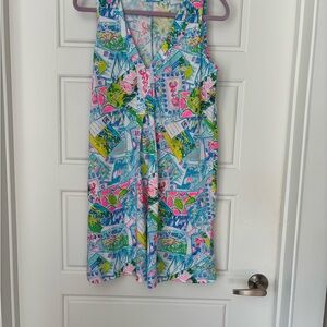 NWT Lilly Pulitzer Amina Dress Wish You Were Here Size M